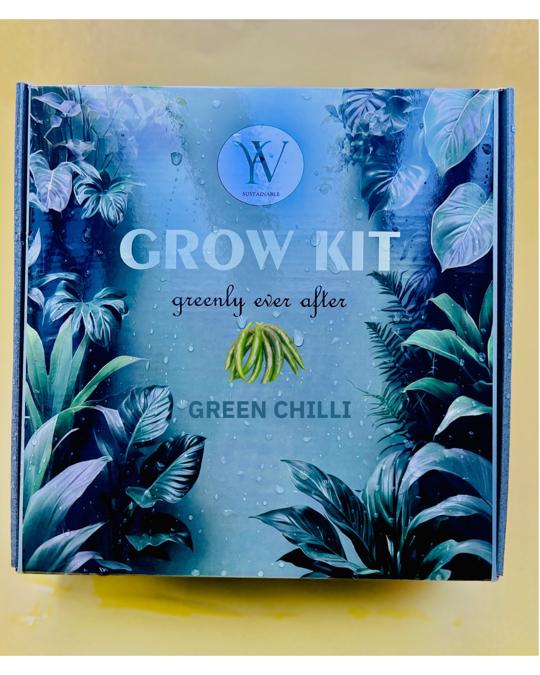 Green Chili Indie Grow Kit (Blue Jute Bag)